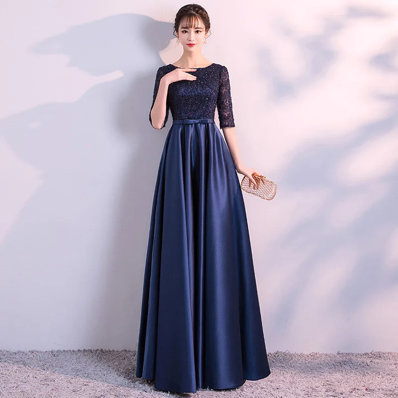 Elegant Long Sleeve Women's Dress Summer 2024 Fashionable Slimming Evening Gown for Party Performance Polyester Material
Elegant Long Sleeve Women's Dress Summer 2024 Fashionable Slimming Evening Gown for Party Performance Polyester Material