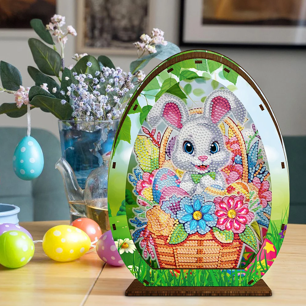 Wooden Crystal Drawing Bedside Night Light Easter Egg Rabbit Special Shaped Diamond Painting Night Lamp for Adult
Wooden Crystal Drawing Bedside Night Light Easter Egg Rabbit Special Shaped Diamond Painting Night Lamp for Adult