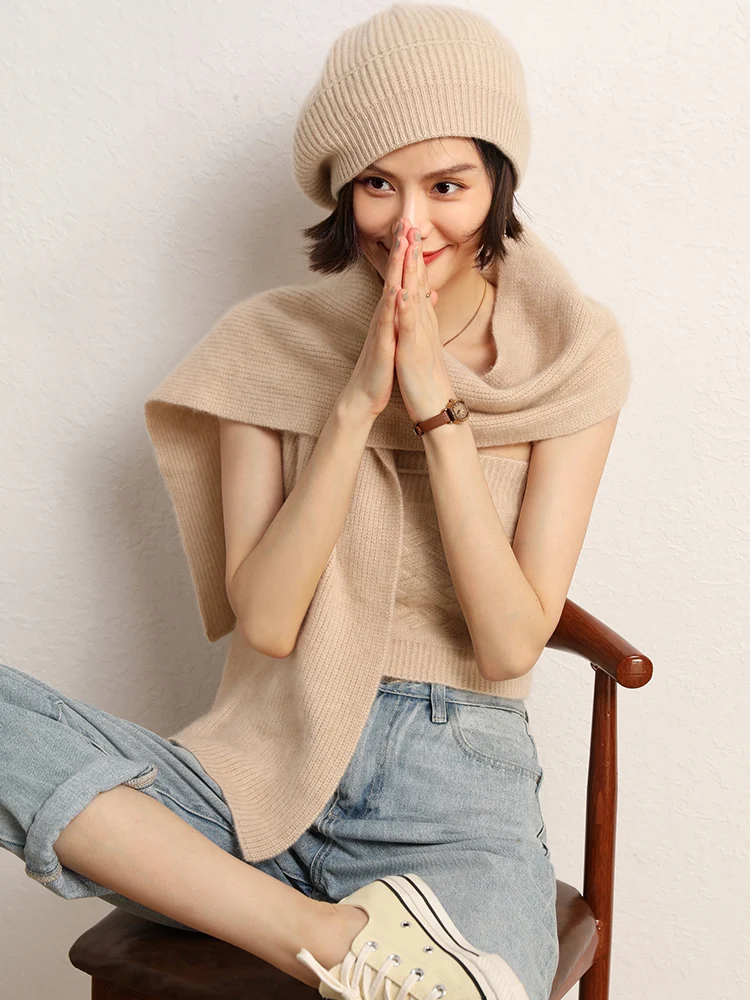 Yoyoselect, женский берет из 100% кашемира, осенне-зимняя мягкая милая теплая шапка, шикарный вязаный повседневный головной убор, элегантный универсальный
Yoyoselect, женский берет из 100% кашемира, осенне-зимняя мягкая милая теплая шапка, шикарный вязаный повседневный головной убор, элегантный универсальный