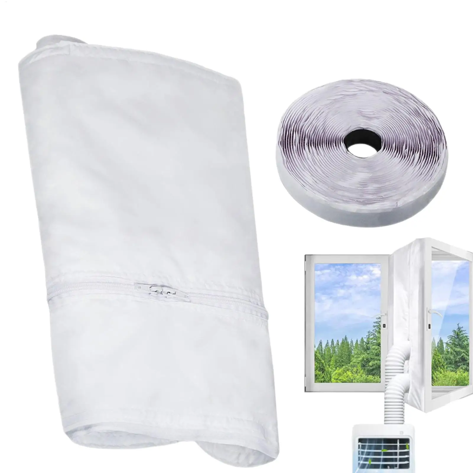 Window Seal for Portable Air Conditioner 3/4M Flexible Cloth Sealing Plate Window Seal with With Zip and Adhesive Fast
Window Seal for Portable Air Conditioner 3/4M Flexible Cloth Sealing Plate Window Seal with With Zip and Adhesive Fast