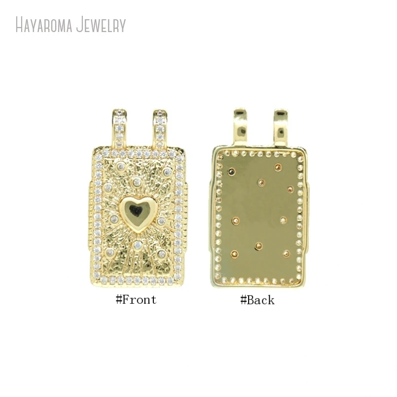 10Pcs Gold Color Wholesale Copper Invisible Setting Geometric Rectangle Hearts Heart Shape Point Pendant PM53288
10Pcs Gold Color Wholesale Copper Invisible Setting Geometric Rectangle Hearts Heart Shape Point Pendant PM53288