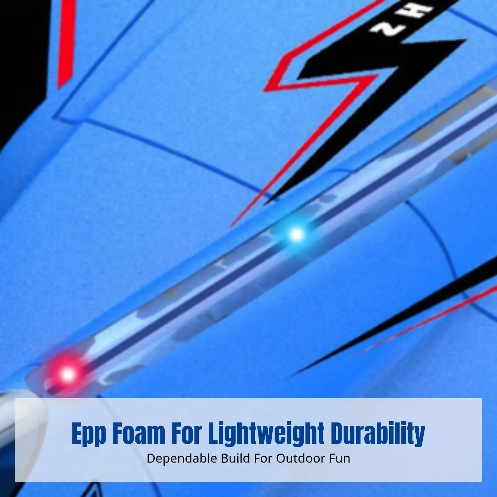 Remote Control Airplane, Fixed Fin Electric Foam Glider, Waterproof, Durable Toy, LED Lights, Land-Water-Air, for Kids
Remote Control Airplane, Fixed Fin Electric Foam Glider, Waterproof, Durable Toy, LED Lights, Land-Water-Air, for Kids