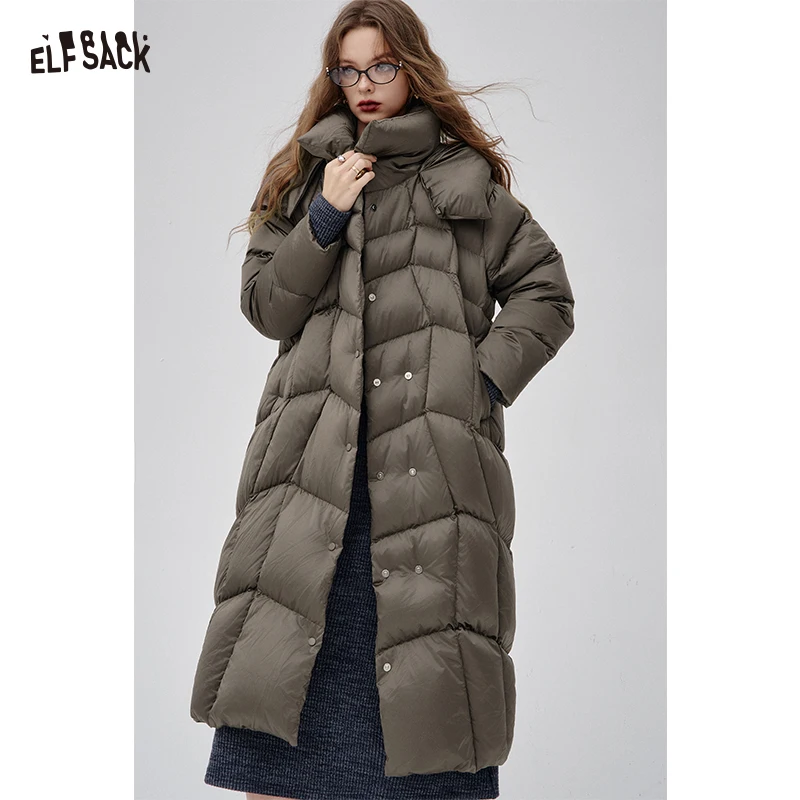ELFSACK 2025 Winter New Arrivals Casual High Neck Loose Fit Solid Color Puffer Jacket For Woman
ELFSACK 2025 Winter New Arrivals Casual High Neck Loose Fit Solid Color Puffer Jacket For Woman