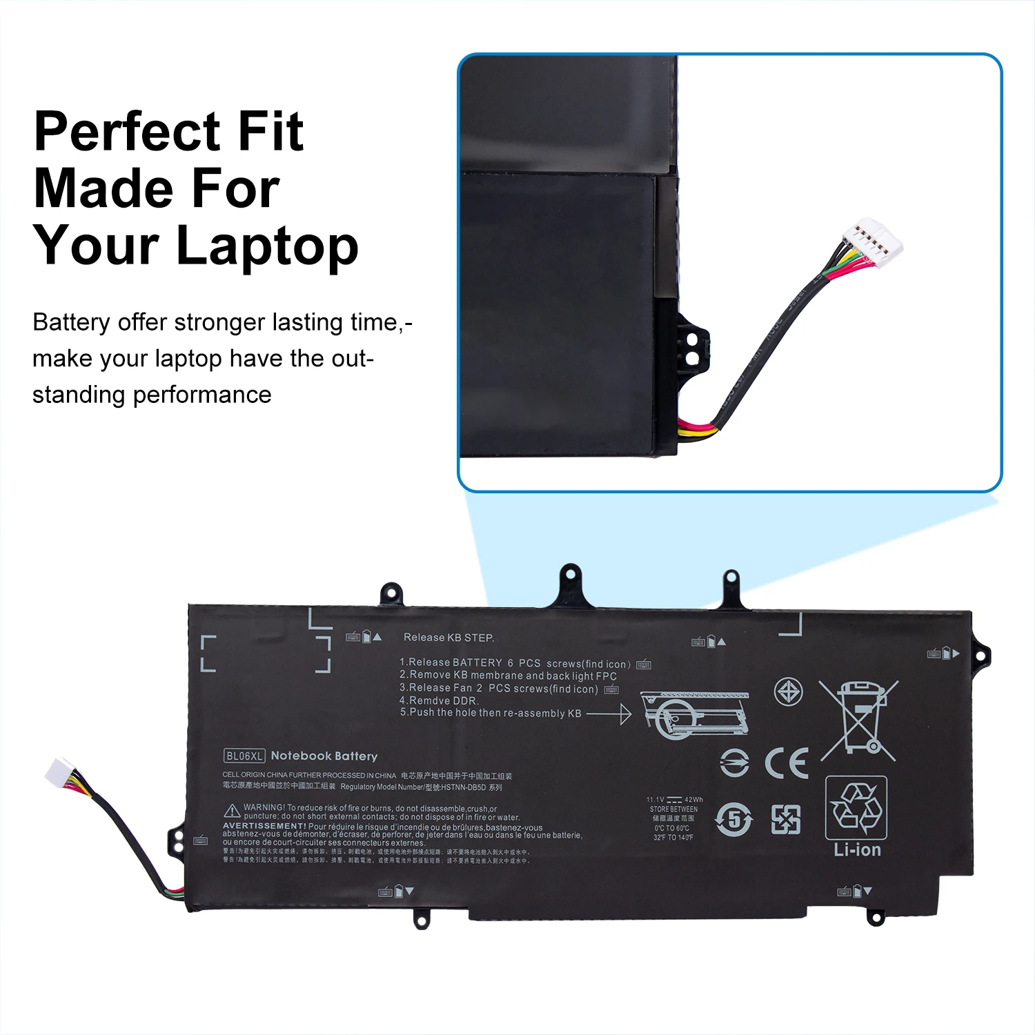 Для HP EliteBook Folio 1040 G0 G1 G2 серии BL06 HSTNN-DB5D HSTNN-W02C 722236-17AUSSY BL06XL аккумулятор для ноутбука + гарантия 24 месяца 
Для HP EliteBook Folio 1040 G0 G1 G2 серии BL06 HSTNN-DB5D HSTNN-W02C 722236-17AUSSY BL06XL аккумулятор для ноутбука + гарантия 24 месяца