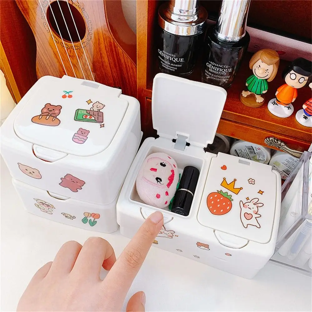 Multi-functional Desk Organizer Box Large Capacity Plastic Box Sticker Storage Box with Lid Button Stationery Containers Desktop
Multi-functional Desk Organizer Box Large Capacity Plastic Box Sticker Storage Box with Lid Button Stationery Containers Desktop