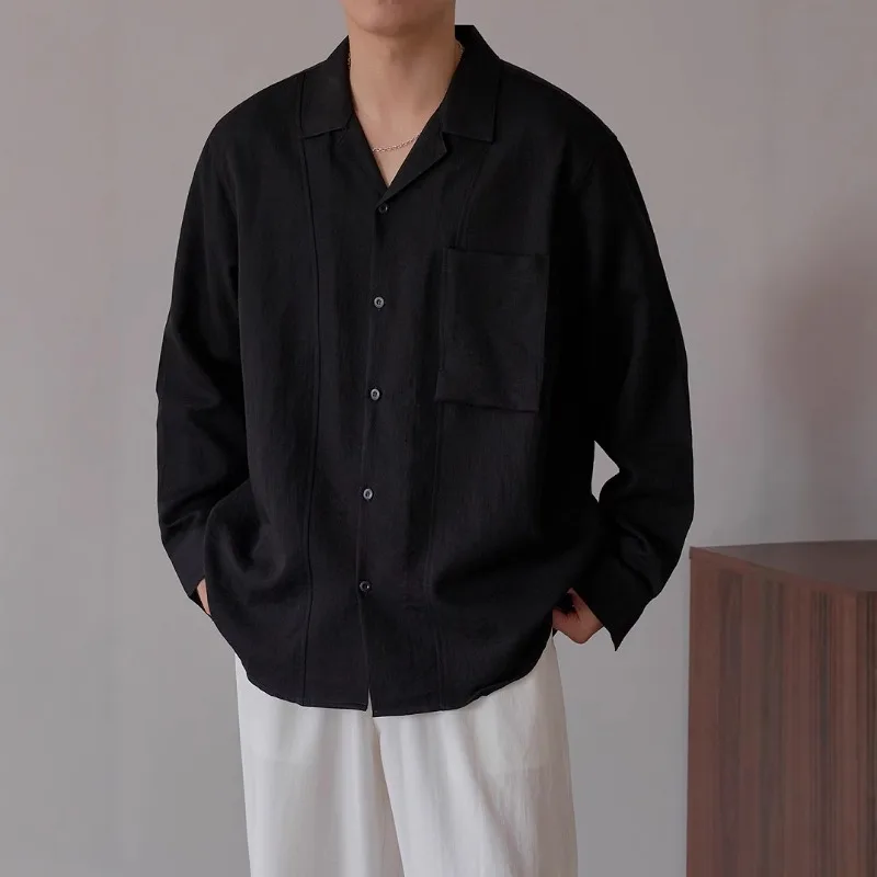 Spring Autumn Retro Shirts for Men High-end Anti-wrinkle Loose Versatile Shirt Tops
Spring Autumn Retro Shirts for Men High-end Anti-wrinkle Loose Versatile Shirt Tops