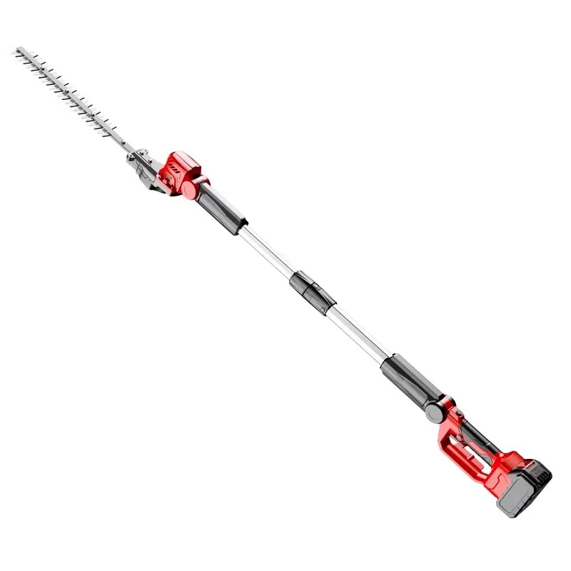 18V Cordless Pole Hedge Trimmer 1.8m Telescopic Garden Cutter With 450mm Blade For Tea Leaf Shrub Pruning
18V Cordless Pole Hedge Trimmer 1.8m Telescopic Garden Cutter With 450mm Blade For Tea Leaf Shrub Pruning