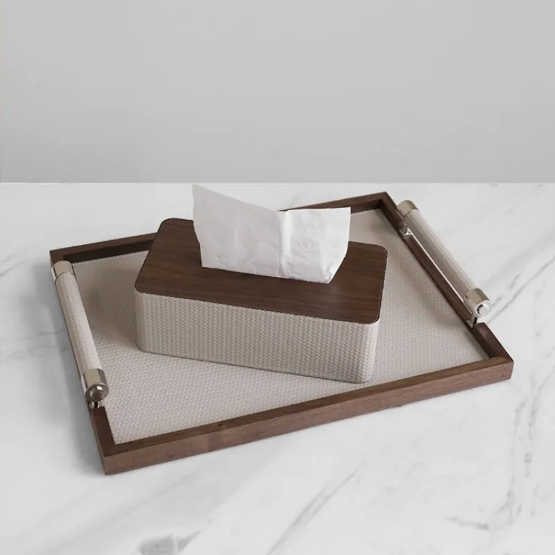 Organizer Wooden Storage Trays RemovableLuxury Makeup Rectangle Table Trays Food Leather Tray Spice Kitchen Tray Decorative
Organizer Wooden Storage Trays RemovableLuxury Makeup Rectangle Table Trays Food Leather Tray Spice Kitchen Tray Decorative