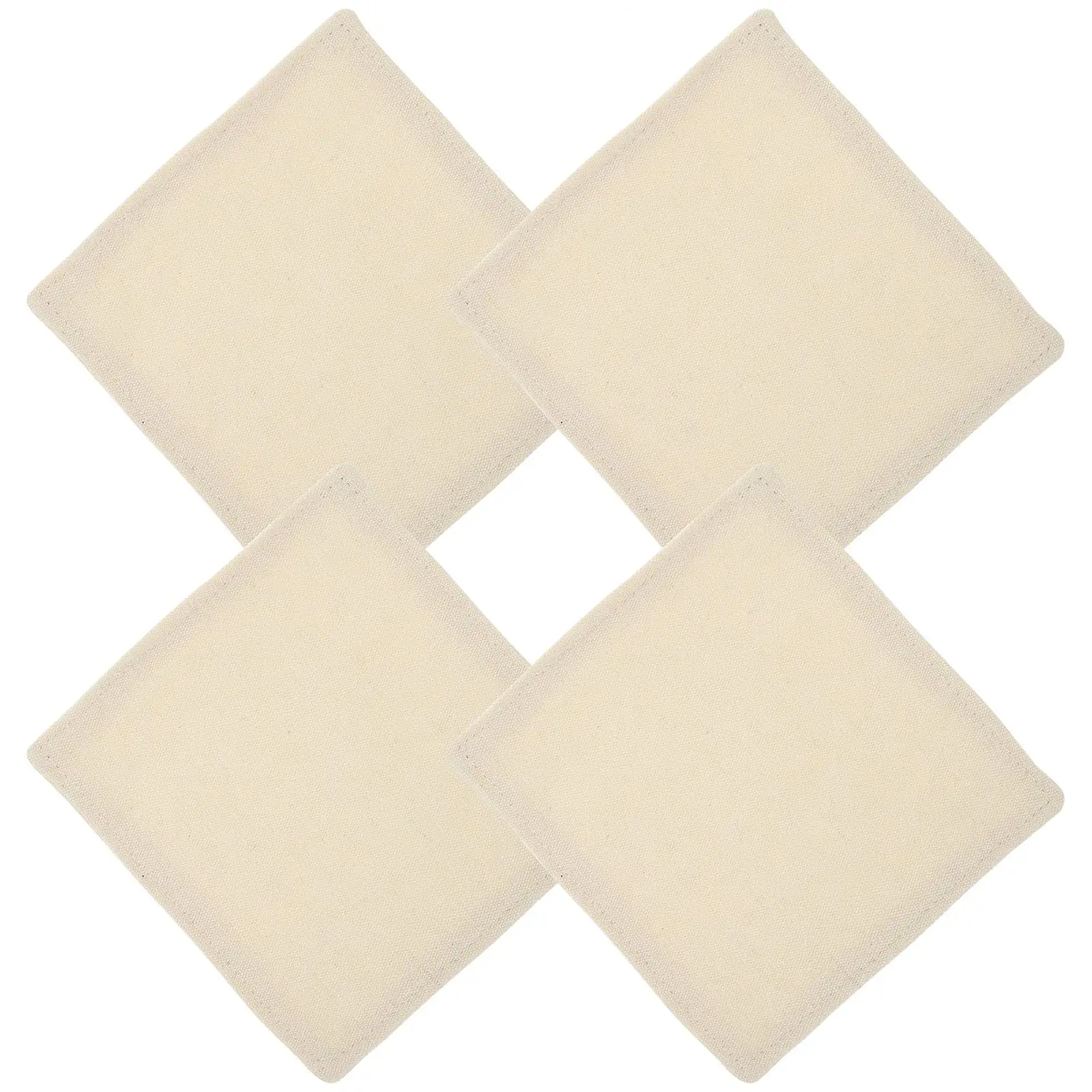 4pcs Japanese Simple Canvas Heat- and Water-absorbent CoastersWhite Cup Desktop Mats
4pcs Japanese Simple Canvas Heat- and Water-absorbent CoastersWhite Cup Desktop Mats