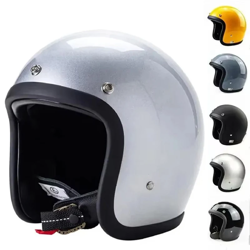Retro Motorcycle Helmet 3/4 Open Face Helmet Men Women Capacete De Moto Helmet Fiber Glass Japanese Style ECE DOT Certification
Retro Motorcycle Helmet 3/4 Open Face Helmet Men Women Capacete De Moto Helmet Fiber Glass Japanese Style ECE DOT Certification