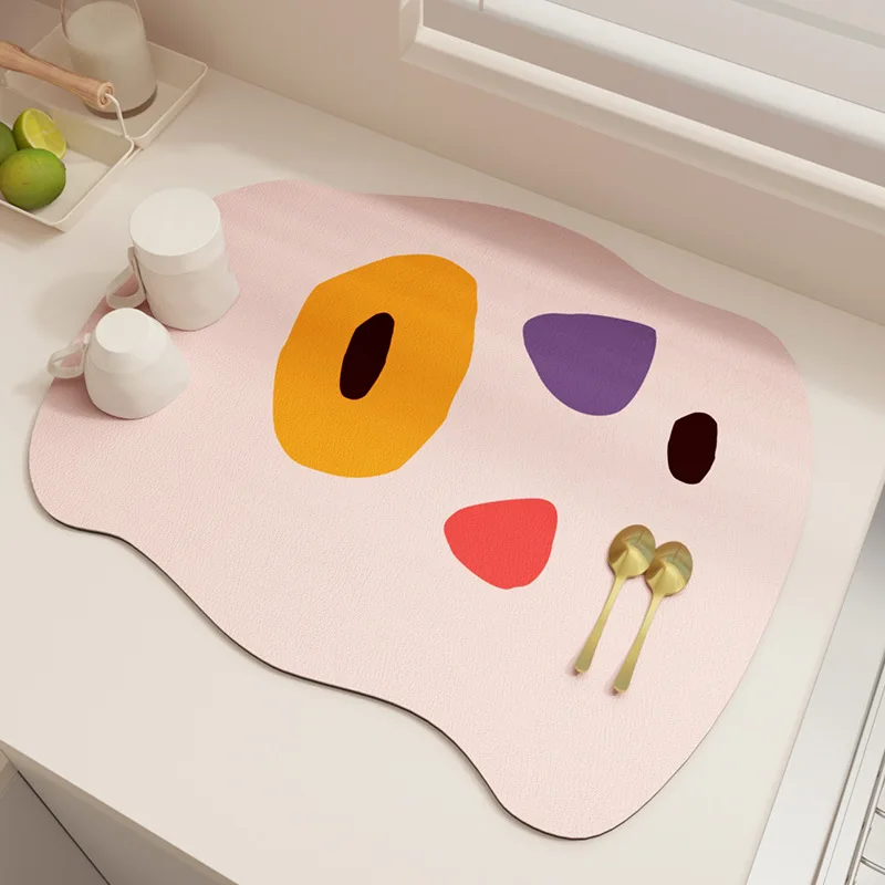 Pink Dish Drying Mat Soft Diatom Mud Dish Mat for Multiple Usage Rubber Backed Absorbent Quick Dry Mat
Pink Dish Drying Mat Soft Diatom Mud Dish Mat for Multiple Usage Rubber Backed Absorbent Quick Dry Mat