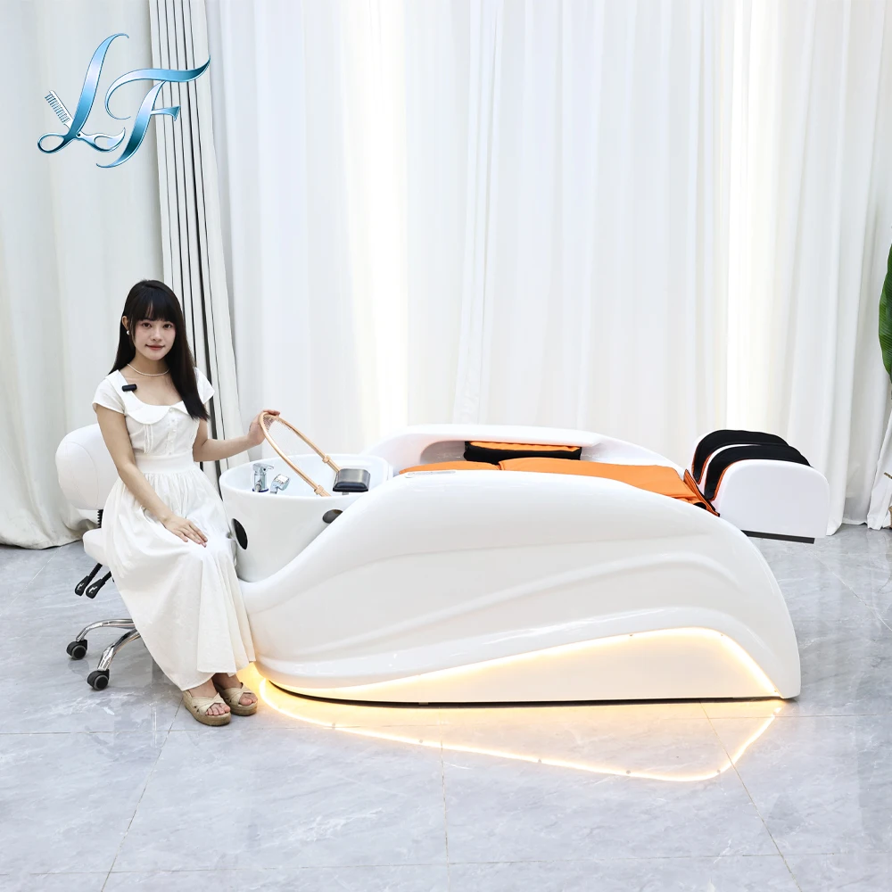 Luxury Intelligent Salon Water Circulation Shampoo Bed Salon Washing Basin with Massage Bed for Hair Salons and Beauty Salons
Luxury Intelligent Salon Water Circulation Shampoo Bed Salon Washing Basin with Massage Bed for Hair Salons and Beauty Salons