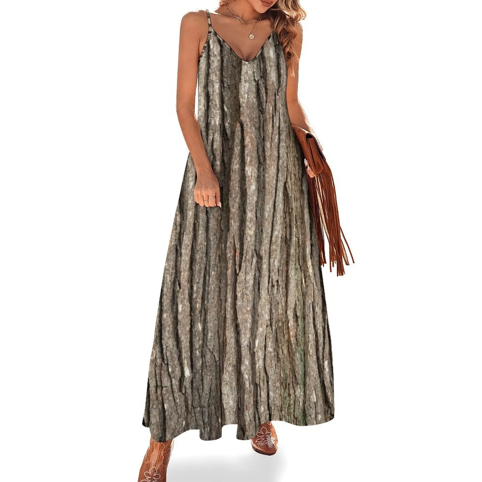 Wood bark Sleeveless Long Dress ladies dresses for special occasions women's elegant loose dresses party dresses woman Dress
Wood bark Sleeveless Long Dress ladies dresses for special occasions women's elegant loose dresses party dresses woman Dress