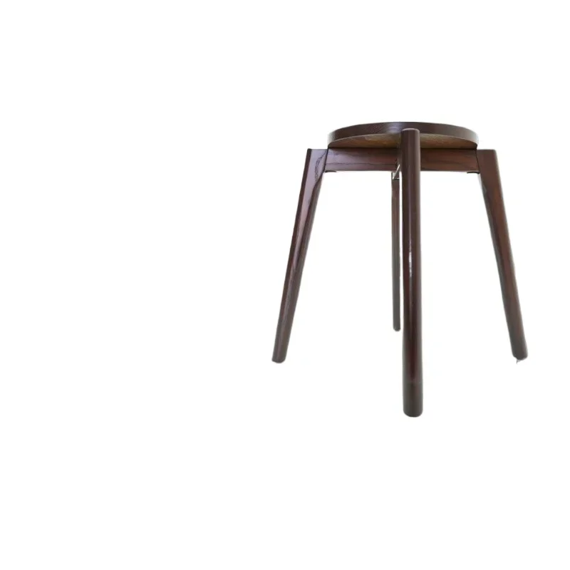 Простой круглый табурет из черного дерева, новая китайская гостиная
Простой круглый табурет из черного дерева, новая китайская гостиная