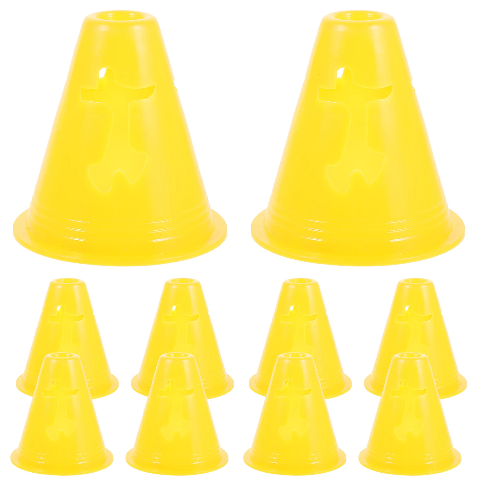 10 Pcs Flexible Sign Barrel Obstacle Fitness Orange Cones Pe Sports with Number Training
10 Pcs Flexible Sign Barrel Obstacle Fitness Orange Cones Pe Sports with Number Training