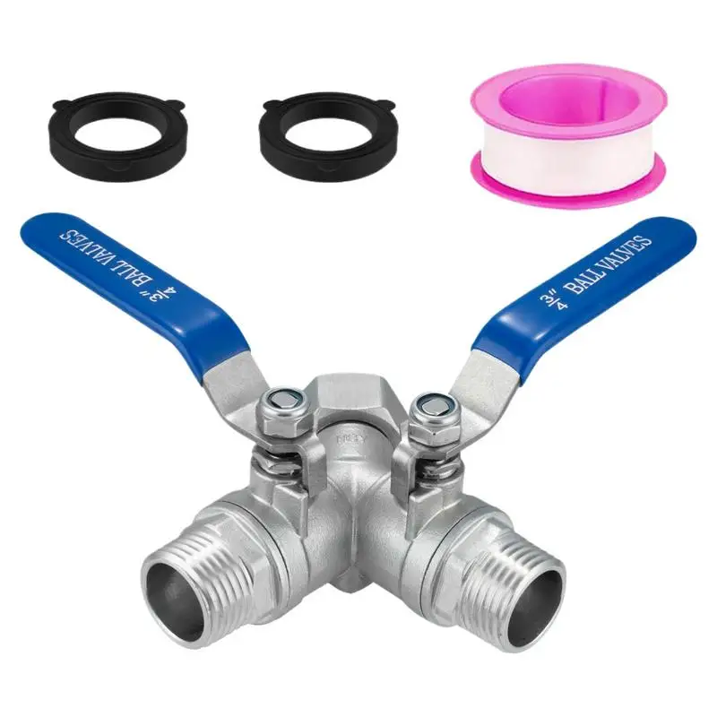 Hose Splitter 2 Way Heavy Duty Y Valve 2 Way Faucet Splitter 3/4 Inch Thread Hose Tap Adapter with Stainless Steel Handle For
Hose Splitter 2 Way Heavy Duty Y Valve 2 Way Faucet Splitter 3/4 Inch Thread Hose Tap Adapter with Stainless Steel Handle For