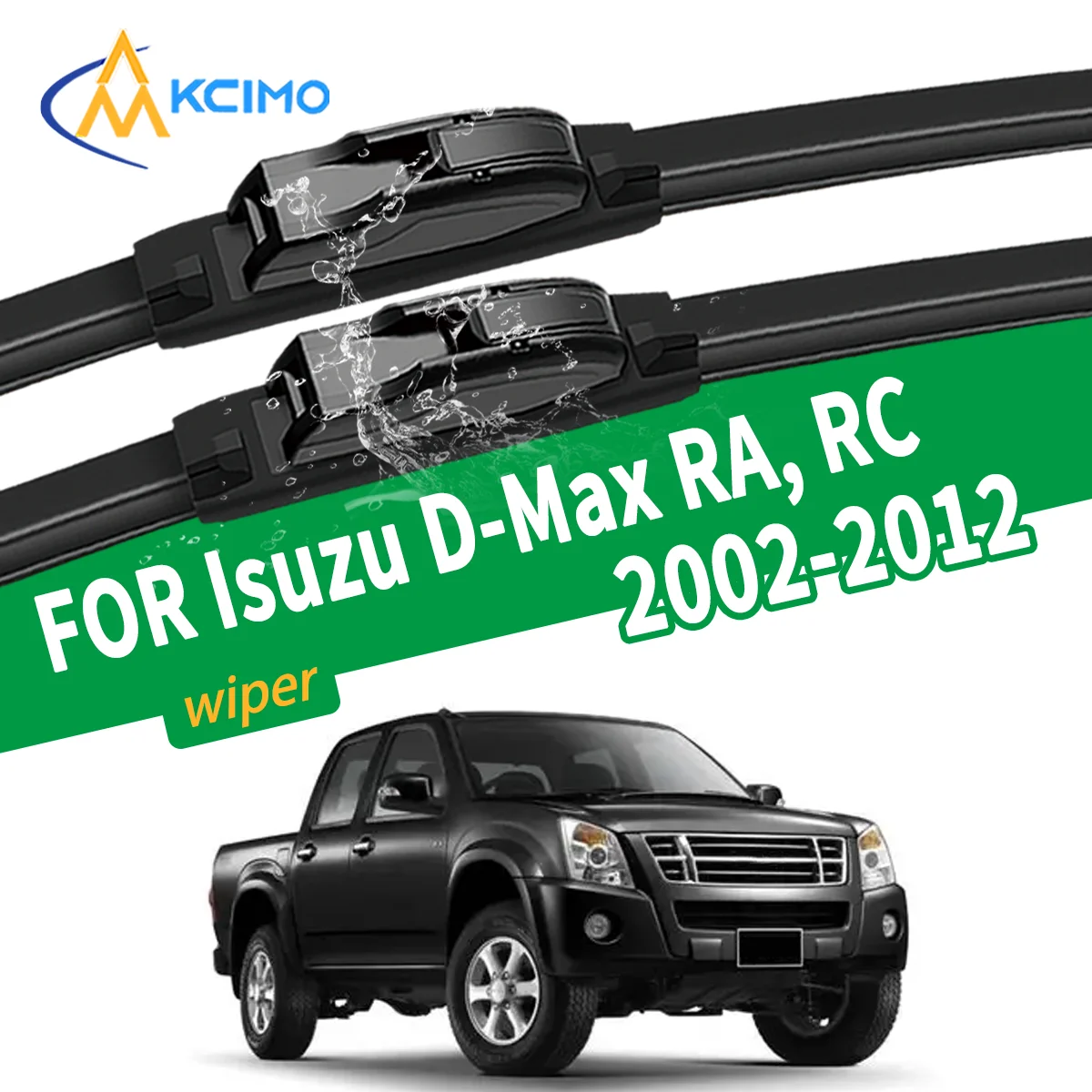 New Silent Wiper Blades for Isuzu D-Max RA, RC 2002-2012 High Quality Natural Rubber Replacement
New Silent Wiper Blades for Isuzu D-Max RA, RC 2002-2012 High Quality Natural Rubber Replacement