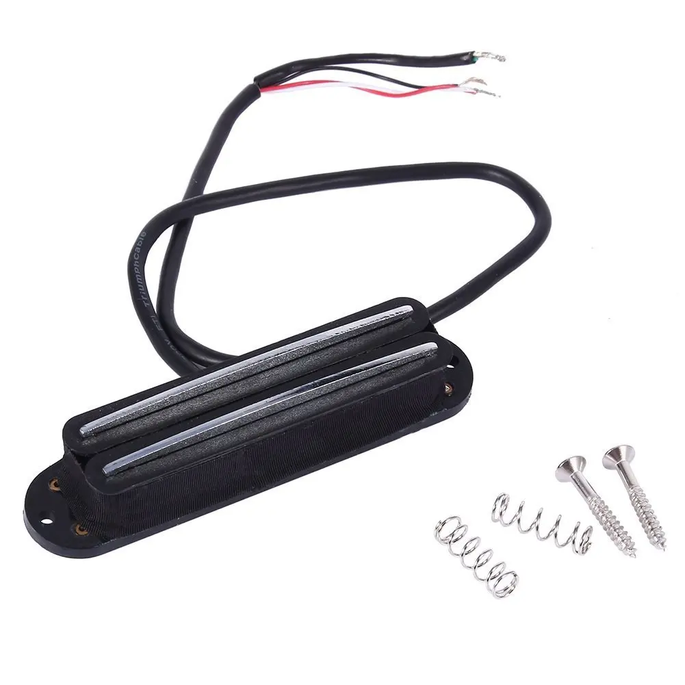 Small Double track Pickup Electric Guitar Pickup Black Chrome Musical Instrument Accessories
Small Double track Pickup Electric Guitar Pickup Black Chrome Musical Instrument Accessories