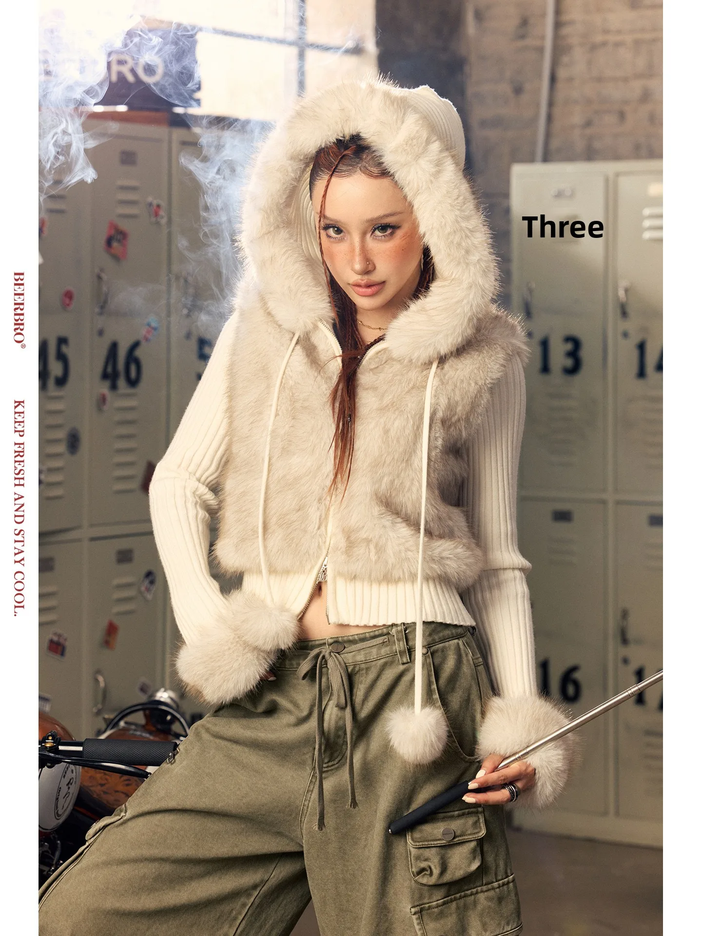 BeerBro CITY MOTO Soft Cozy Autumn Winter Hooded Patchwork Women's Sweater Cardigan Jacket Street Style Long Sleeve Short Length
BeerBro CITY MOTO Soft Cozy Autumn Winter Hooded Patchwork Women's Sweater Cardigan Jacket Street Style Long Sleeve Short Length