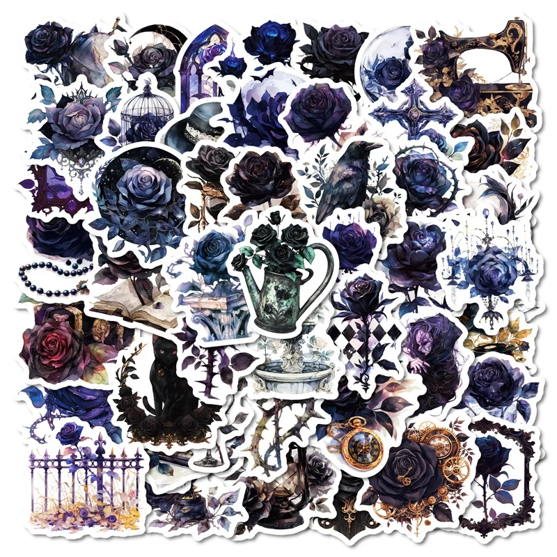 10/30/50PCS Dark Purple Rose Sticky PVC Sticker Aesthetic Children's Stationery DIY Decoration Scrapbooking School Supplies
10/30/50PCS Dark Purple Rose Sticky PVC Sticker Aesthetic Children's Stationery DIY Decoration Scrapbooking School Supplies