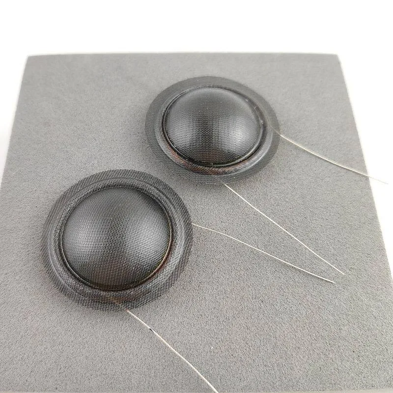 2pcs 25.5mm Tweeter Speaker Voice Coil Transparent Crystal film Dome Treble Sound Diaphragm Coil 4OHM a
2pcs 25.5mm Tweeter Speaker Voice Coil Transparent Crystal film Dome Treble Sound Diaphragm Coil 4OHM a