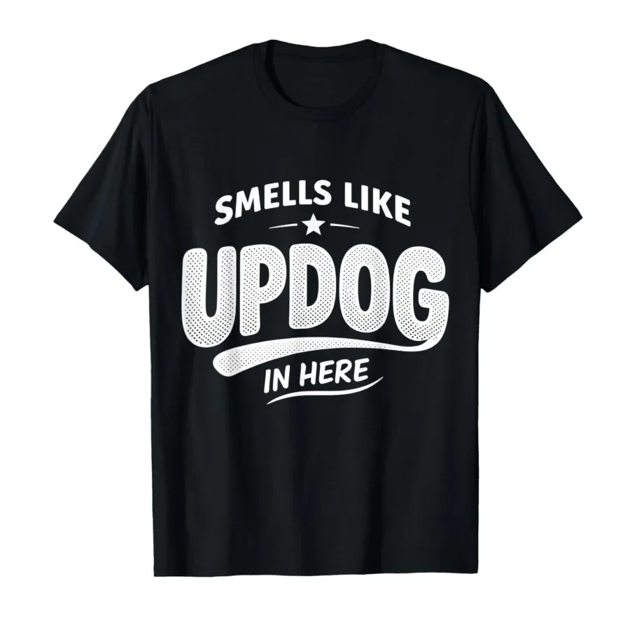 Smells Like Updog in Here Funny T-shirt For Men Women 100% Cotton T Shirts Short Sleeve Tops 0410-3
Smells Like Updog in Here Funny T-shirt For Men Women 100% Cotton T Shirts Short Sleeve Tops 0410-3