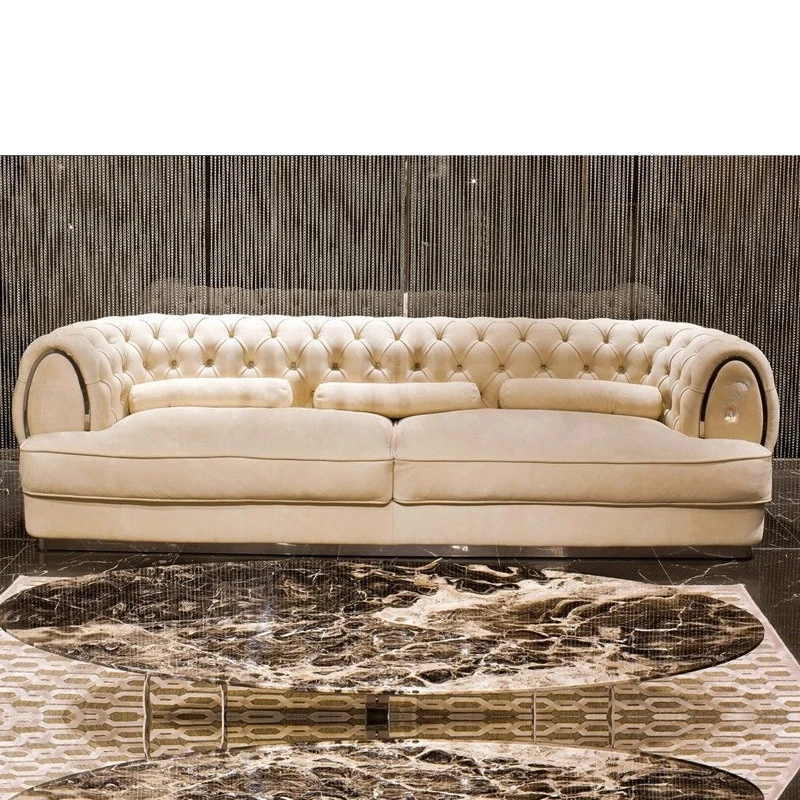 Italian fabric upholstery sofa living room Hong Kong-style nubuck large three-person sofa combination furniture
Italian fabric upholstery sofa living room Hong Kong-style nubuck large three-person sofa combination furniture