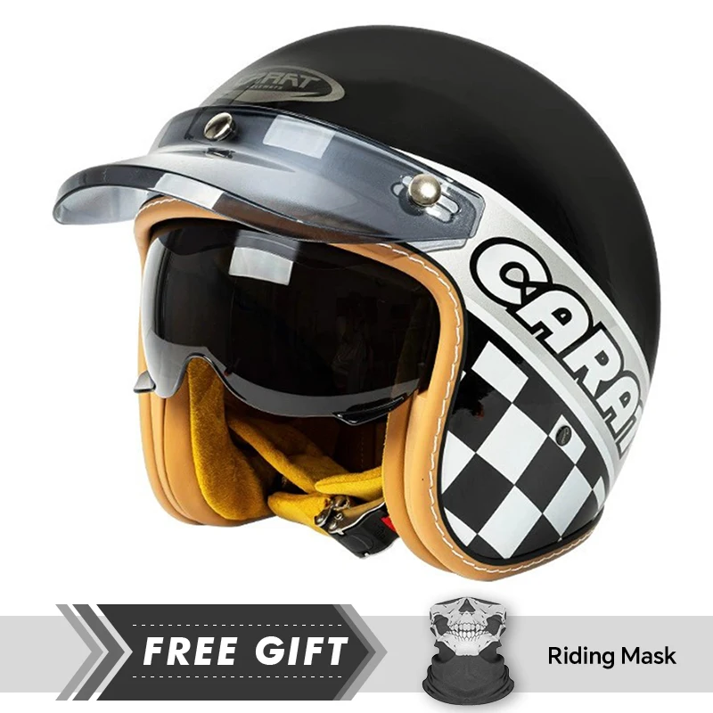 Men Women Jet Helmet DOT Approved Open Face Motorcycle Helmets Capacete De Moto ABS Material Moto Equipments ECE Certified
Men Women Jet Helmet DOT Approved Open Face Motorcycle Helmets Capacete De Moto ABS Material Moto Equipments ECE Certified