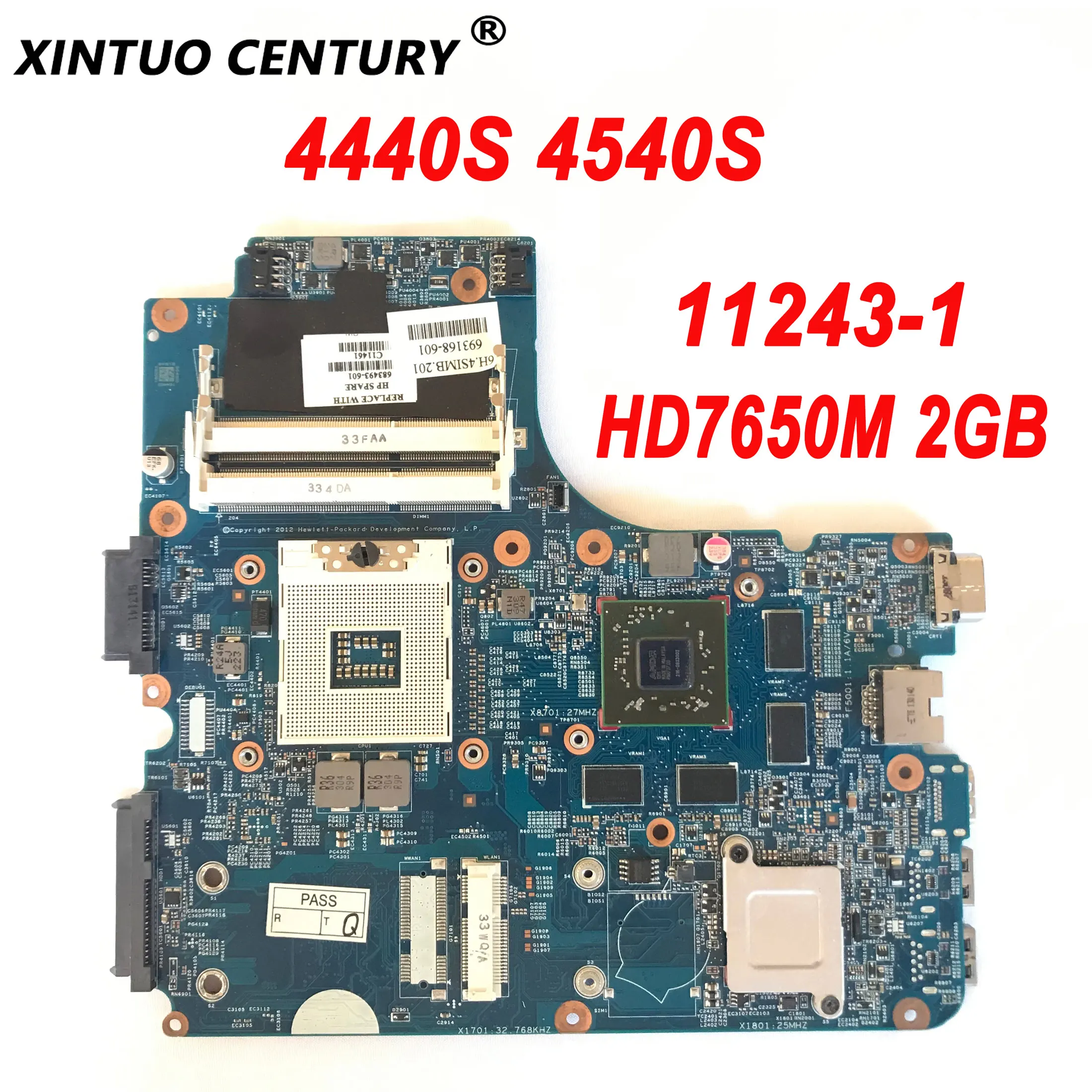 11243-1 Original Motherboard For HP Probook 4440S 4540S Laptop Motherboard 683494-001 683494-601 693169-001 With HD7650M 2G GPU
11243-1 Original Motherboard For HP Probook 4440S 4540S Laptop Motherboard 683494-001 683494-601 693169-001 With HD7650M 2G GPU