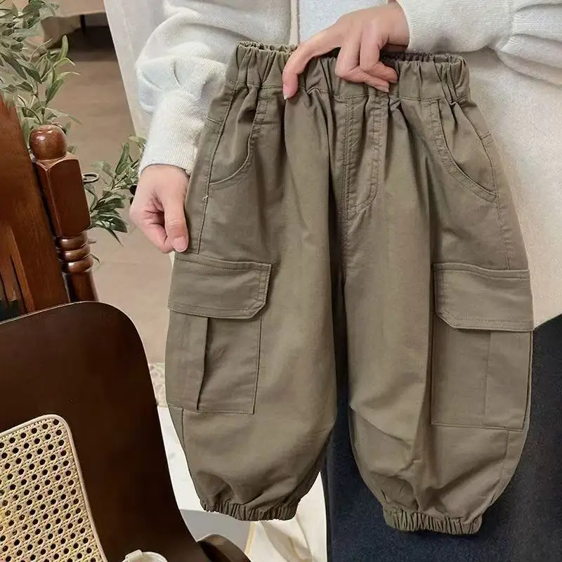 Children's Spring and Autumn Pants Boys Work Pants Boys and Girls' Casual Pants Handsome Side Pocket Pants Korean Version Trendy
Children's Spring and Autumn Pants Boys Work Pants Boys and Girls' Casual Pants Handsome Side Pocket Pants Korean Version Trendy