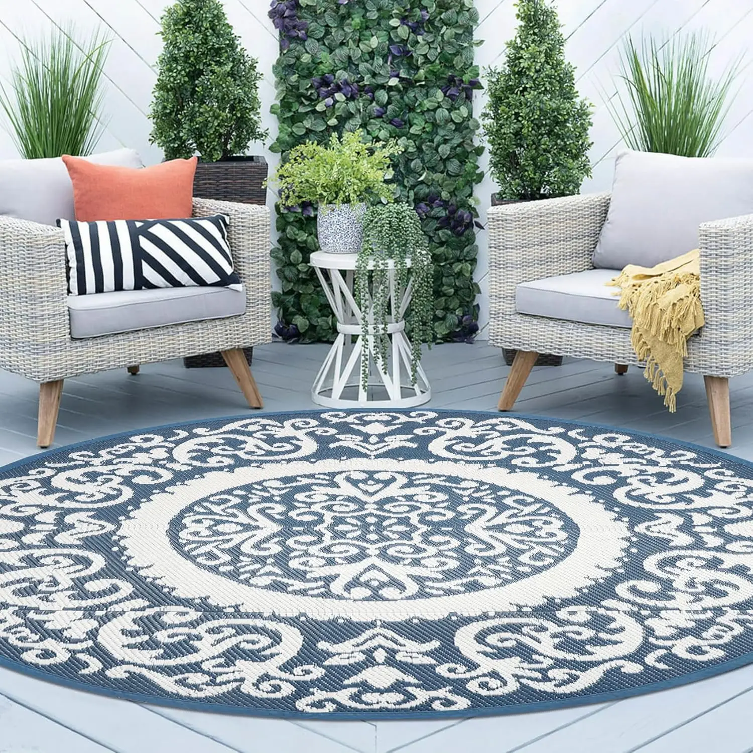 Round Outdoor Rugs 8ft Blue Patio Rugs Clearance Reversible Plastic Straw Rugs Waterproof Lightweight Outdoor Rugs Portable R
Round Outdoor Rugs 8ft Blue Patio Rugs Clearance Reversible Plastic Straw Rugs Waterproof Lightweight Outdoor Rugs Portable R