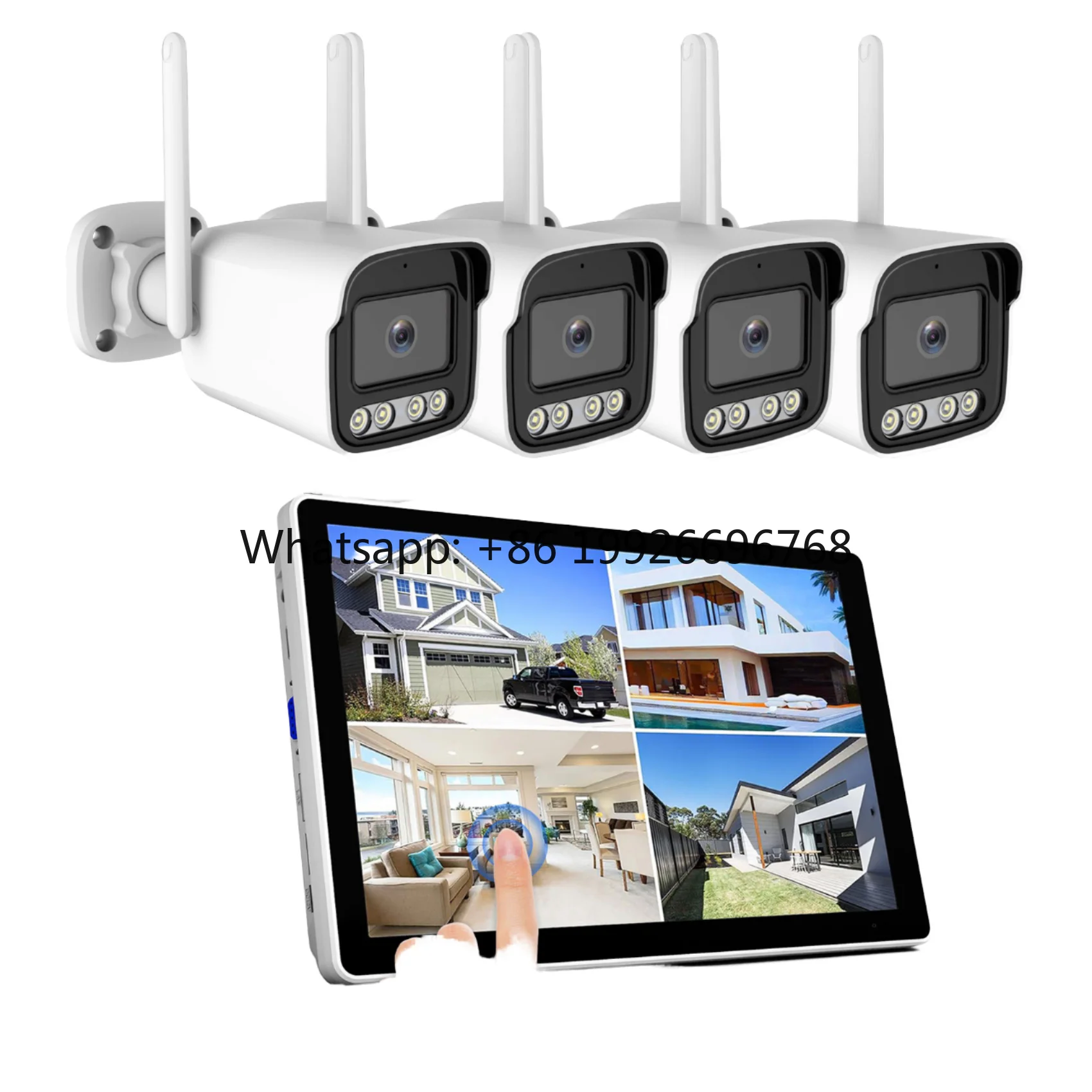 4CH 3/5MP Dual Lens 10.1" Smart WiFi PTZ Camera Kit NVR CMOS Sensor IR Night Vision Four-Way Audio SD Card Data Monitor H.264
4CH 3/5MP Dual Lens 10.1" Smart WiFi PTZ Camera Kit NVR CMOS Sensor IR Night Vision Four-Way Audio SD Card Data Monitor H.264