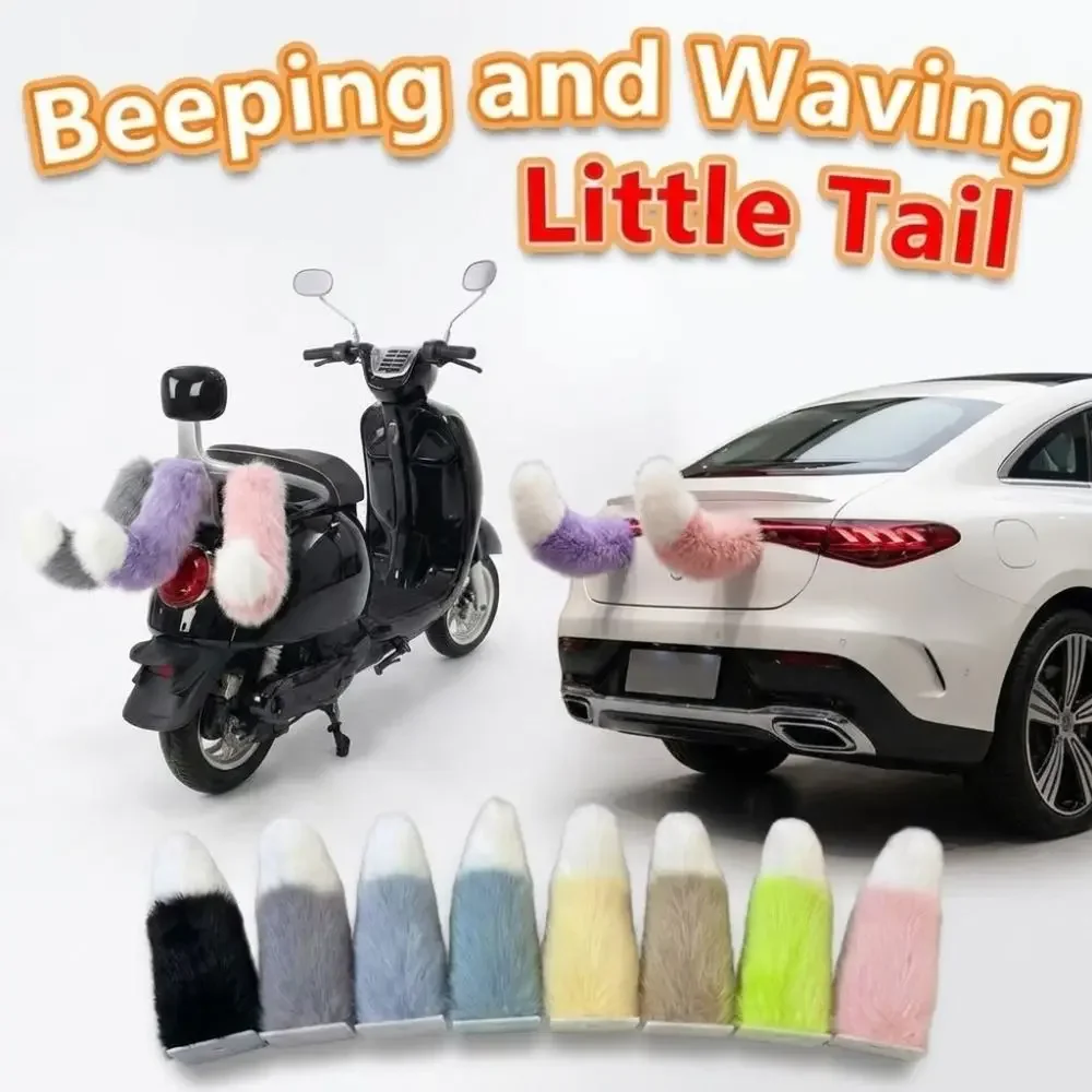 Fluffy Remote Control Electric Bicycle Tail Realistic Versatile Car Wagging Moving Tail Self-adhesive Rechargeable
Fluffy Remote Control Electric Bicycle Tail Realistic Versatile Car Wagging Moving Tail Self-adhesive Rechargeable