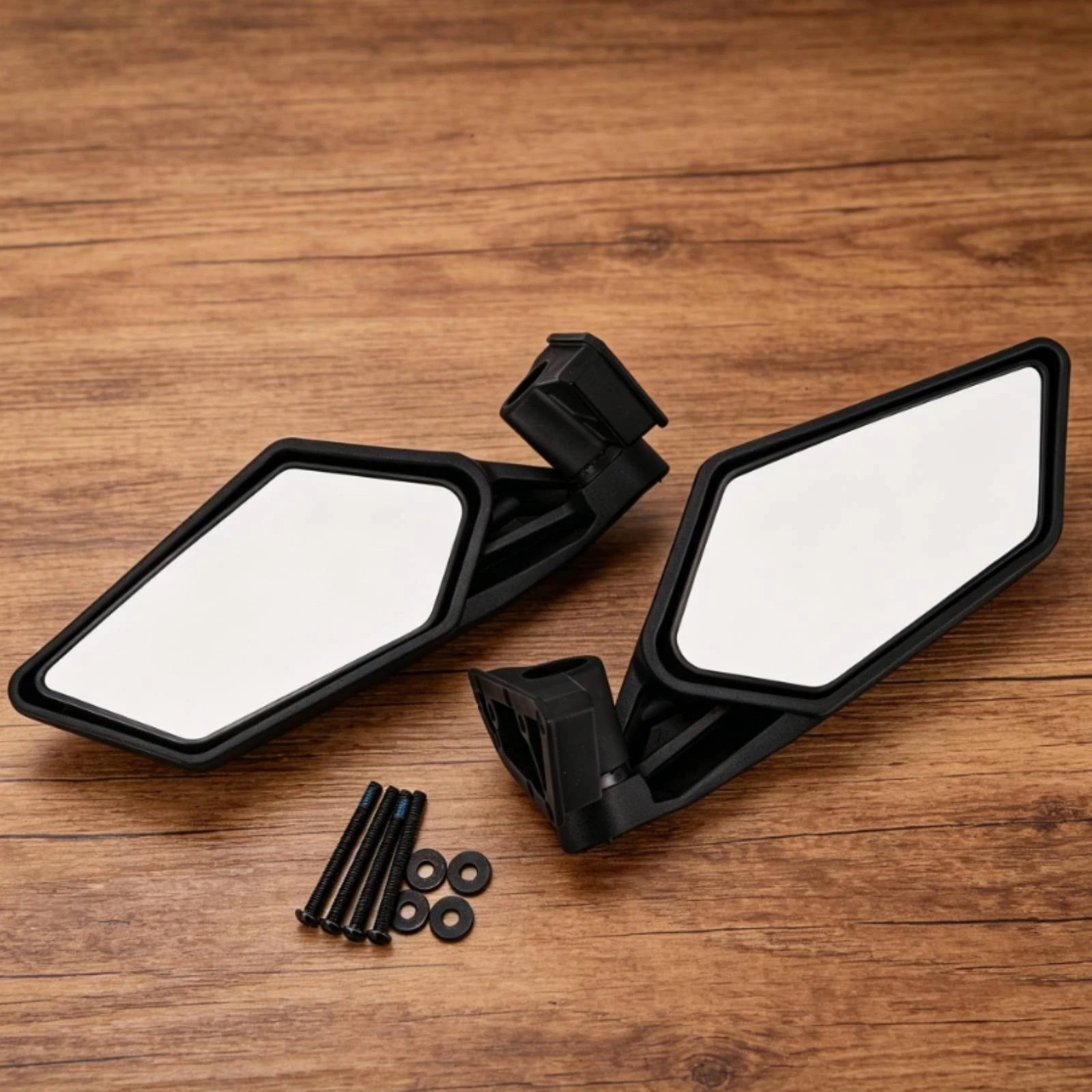 Off-Road Vehicle Side Mirror Bolt-on Matte Black Rearview Mirror Auto Part Angular Mounting Hardware Included
Off-Road Vehicle Side Mirror Bolt-on Matte Black Rearview Mirror Auto Part Angular Mounting Hardware Included