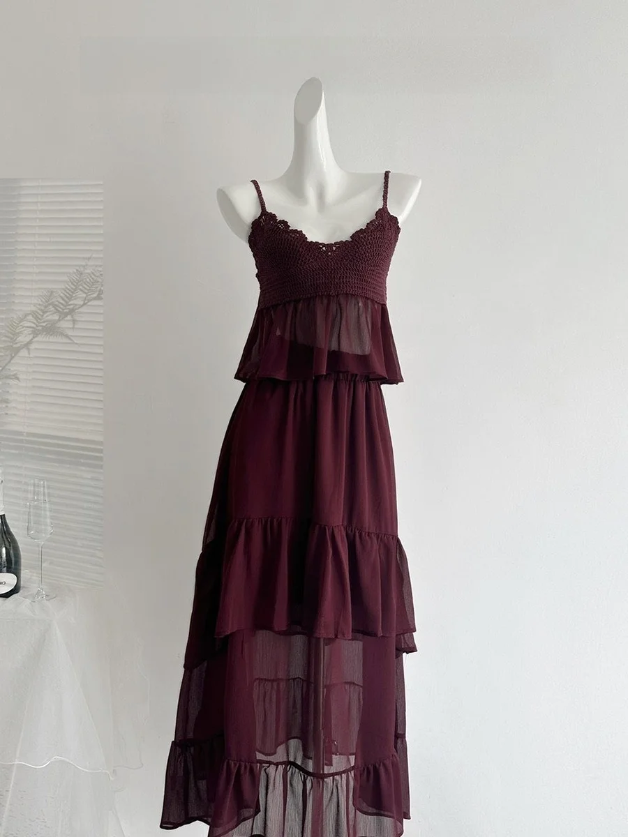 Handcrafted Long Wrap Vest Midi Skirt Set with Drawstring Loose Fit Polyester Blend Summer Outfit for Women
Handcrafted Long Wrap Vest Midi Skirt Set with Drawstring Loose Fit Polyester Blend Summer Outfit for Women