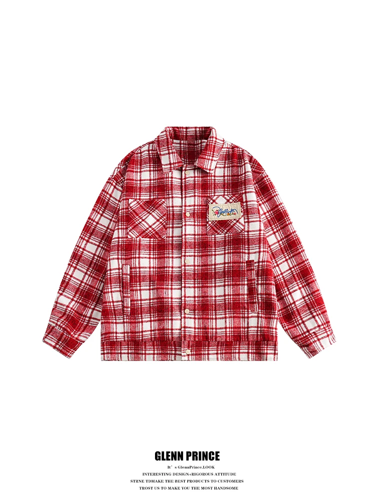 GPstudio Hong Kong Sle Retro American Patchwork irt Jaet Men's Loose Casual Spring New Model Cheered Outerwear
GPstudio Hong Kong Sle Retro American Patchwork irt Jaet Men's Loose Casual Spring New Model Cheered Outerwear
