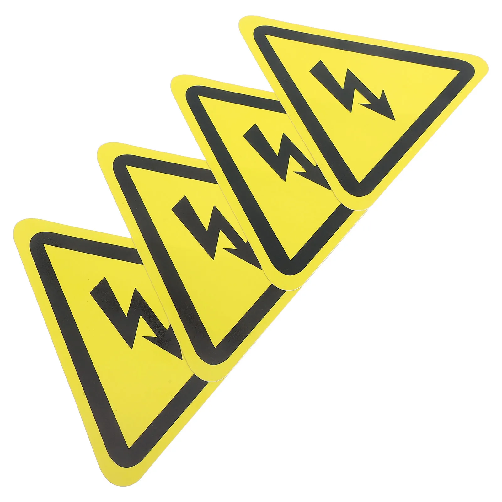 4pcs High Voltage Warning Stickers 12cm Yellow Triangle Signs Electrical Labels Safety Fence Traffic Symbols
4pcs High Voltage Warning Stickers 12cm Yellow Triangle Signs Electrical Labels Safety Fence Traffic Symbols