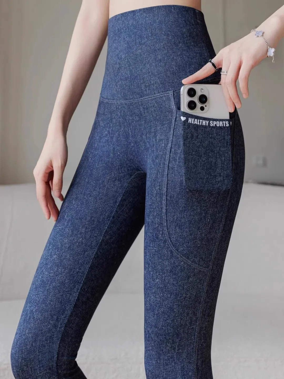 High Waist Slim Fit Yoga Pants Women's Spring Autumn Thin Outerwear Denim ark Skin Boting Trousers for Fitn Casual
High Waist Slim Fit Yoga Pants Women's Spring Autumn Thin Outerwear Denim ark Skin Boting Trousers for Fitn Casual