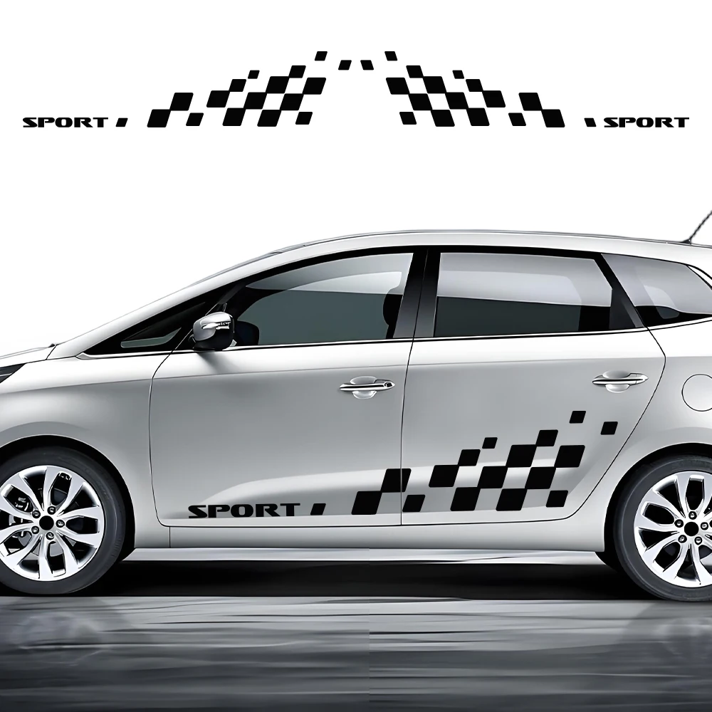 2PCS Car Both Side Door Decor Stickers Film Lattice Sport Styling Vinyl Decal PVC Auto Body Exterior Accessories For KIA Carens
2PCS Car Both Side Door Decor Stickers Film Lattice Sport Styling Vinyl Decal PVC Auto Body Exterior Accessories For KIA Carens