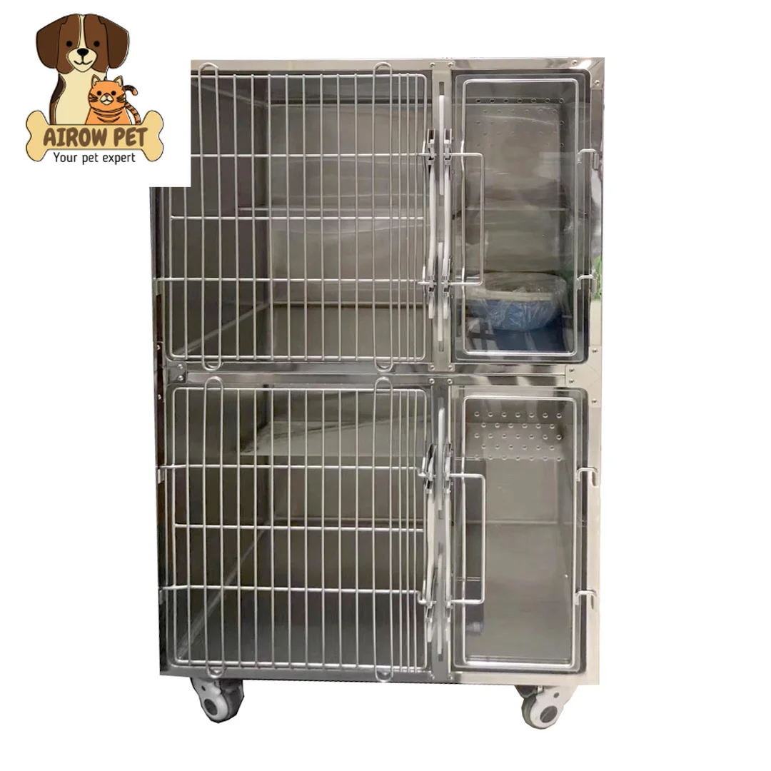 LIZE Heavy Duty Stainless Steel Double-Layer High-End Cat Cages Pet Cat Inpatient Cage Veterinary Clinic Cage
LIZE Heavy Duty Stainless Steel Double-Layer High-End Cat Cages Pet Cat Inpatient Cage Veterinary Clinic Cage