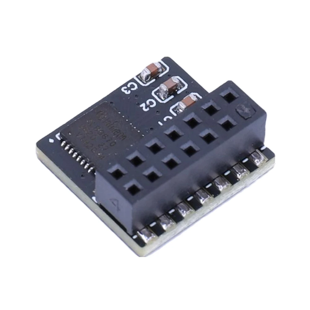 TPM2.0 Security Module 14 Pin SPI TPM 2.0 Portable TPM 2.0 Remote Card TPM2.0 Remote Card Board Fit for ASUS Motherboard