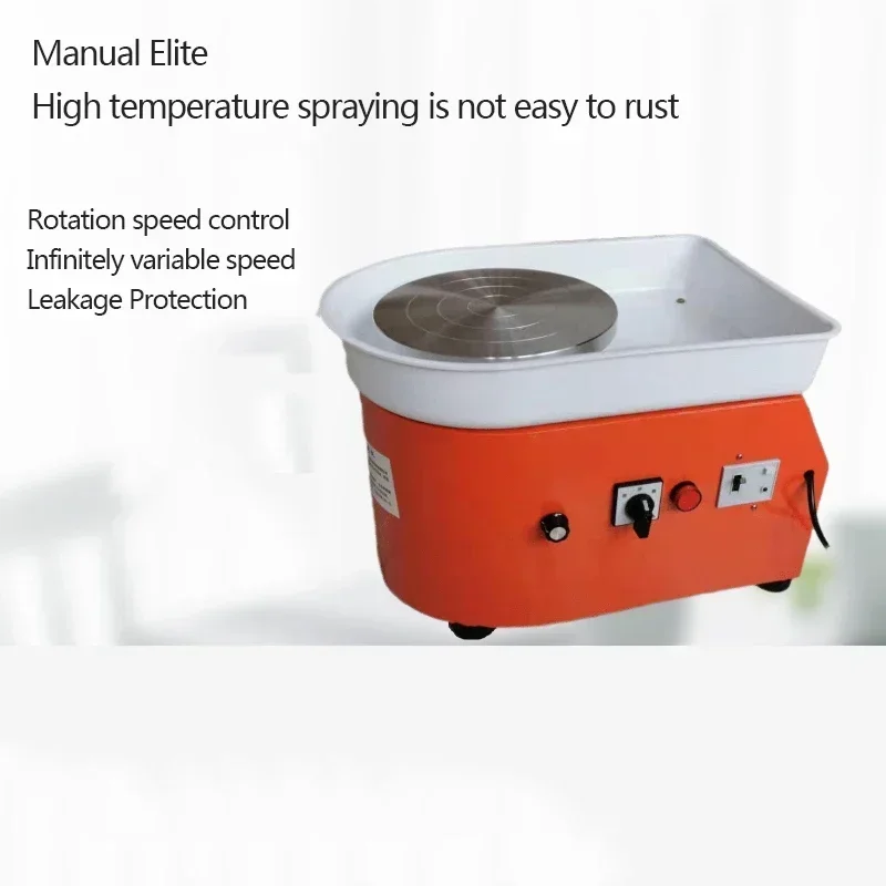 New 220V Mini Electric Wheel Pottery Wire Drawing Machine DIY Small Pottery Plate Crafts Machine Clay Plastic Crafts Forming Too
New 220V Mini Electric Wheel Pottery Wire Drawing Machine DIY Small Pottery Plate Crafts Machine Clay Plastic Crafts Forming Too