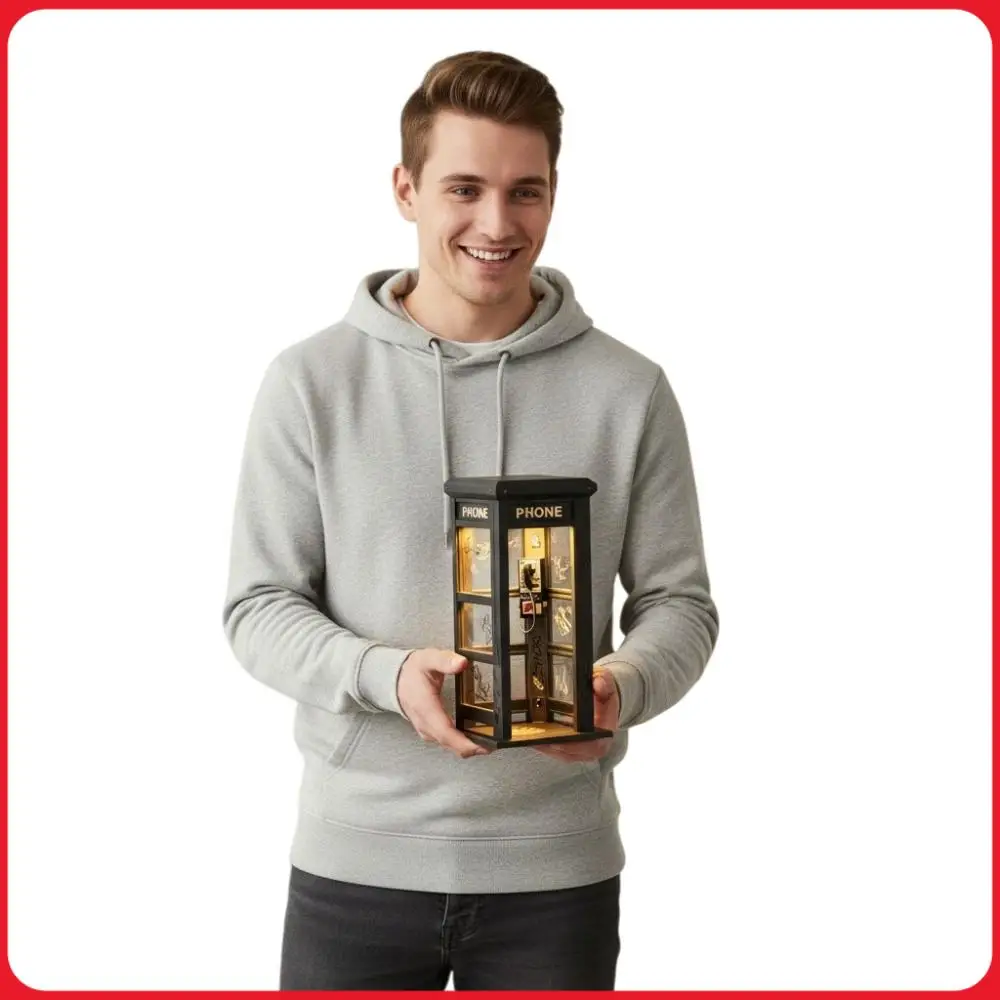 Mini Phone Booth Accent Light with Warm LED Lighting Phone Booth Ambient Lamp Decorative for Home Office Decoration
Mini Phone Booth Accent Light with Warm LED Lighting Phone Booth Ambient Lamp Decorative for Home Office Decoration