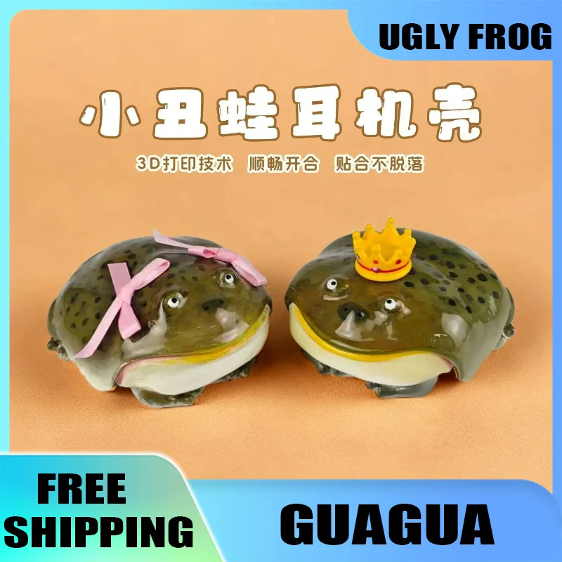 Ugly Frog Earphone Case for Airpod Cute Funny Pink Bow Frog Handmade Earphone Protective Cover Creative Design Gifts for Friends
Ugly Frog Earphone Case for Airpod Cute Funny Pink Bow Frog Handmade Earphone Protective Cover Creative Design Gifts for Friends