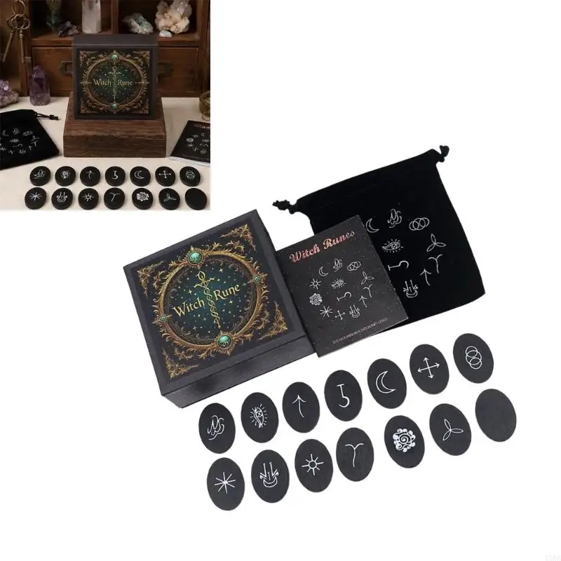 Runes Stone Set, Runes with Box for Travel, Divinations, Witchcrafts 4XBB
Runes Stone Set, Runes with Box for Travel, Divinations, Witchcrafts 4XBB