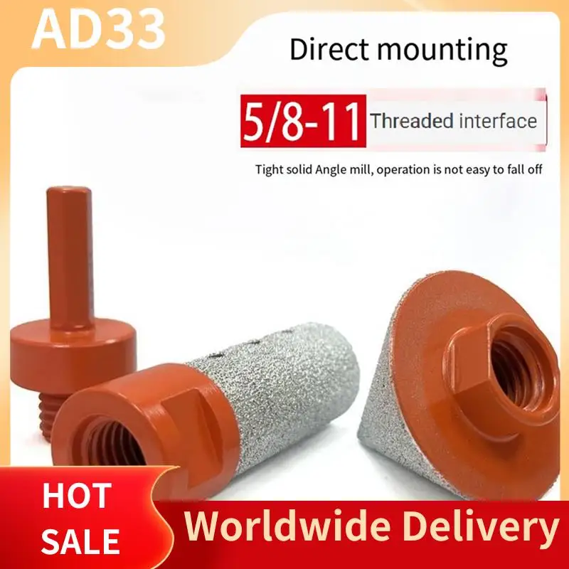 Top Deals Brazed Diamond Milling Bit Chamferer Tile Hole Expander 5/8-11 Thread Adapter Conical Stone Grinding Bits 3Pcs
Top Deals Brazed Diamond Milling Bit Chamferer Tile Hole Expander 5/8-11 Thread Adapter Conical Stone Grinding Bits 3Pcs