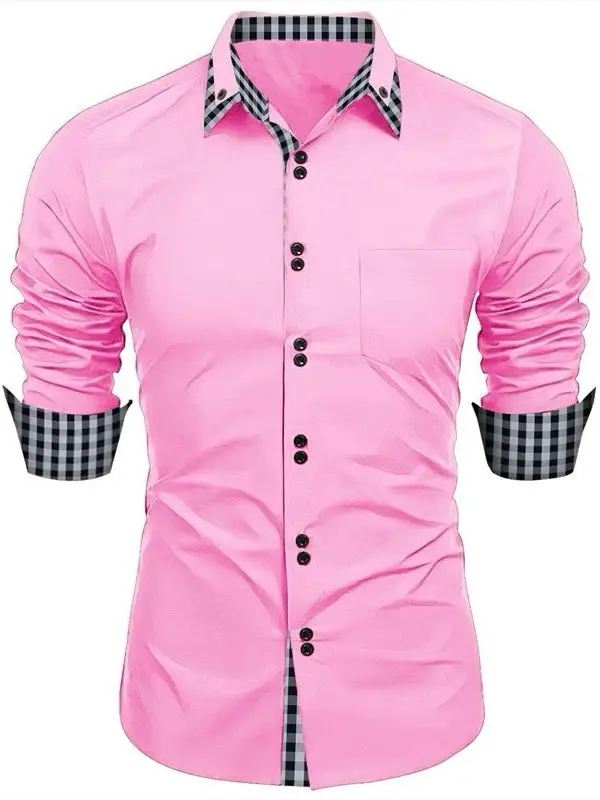 New Classic Men's Long Sleeve Shirt Double Color PU Leather Thickened Neck Inner Wear 3D Effect CleanFit Style for All S...
New Classic Men's Long Sleeve Shirt Double Color PU Leather Thickened Neck Inner Wear 3D Effect CleanFit Style for All S...