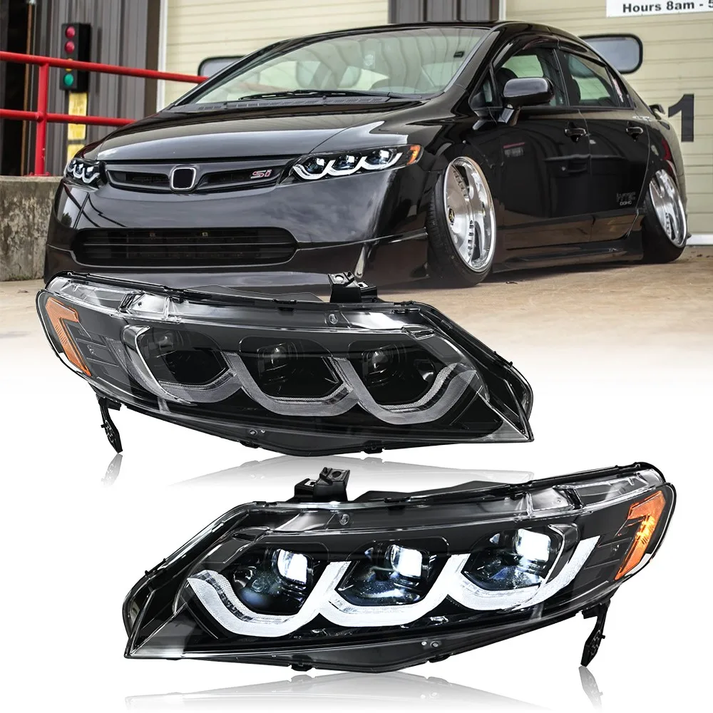 1Set Full LED Headlight Fit For Honda Civic 4-Door 2006-2011 Front Lamps Assembly DRL Turn Signal Front Head Lamps
1Set Full LED Headlight Fit For Honda Civic 4-Door 2006-2011 Front Lamps Assembly DRL Turn Signal Front Head Lamps