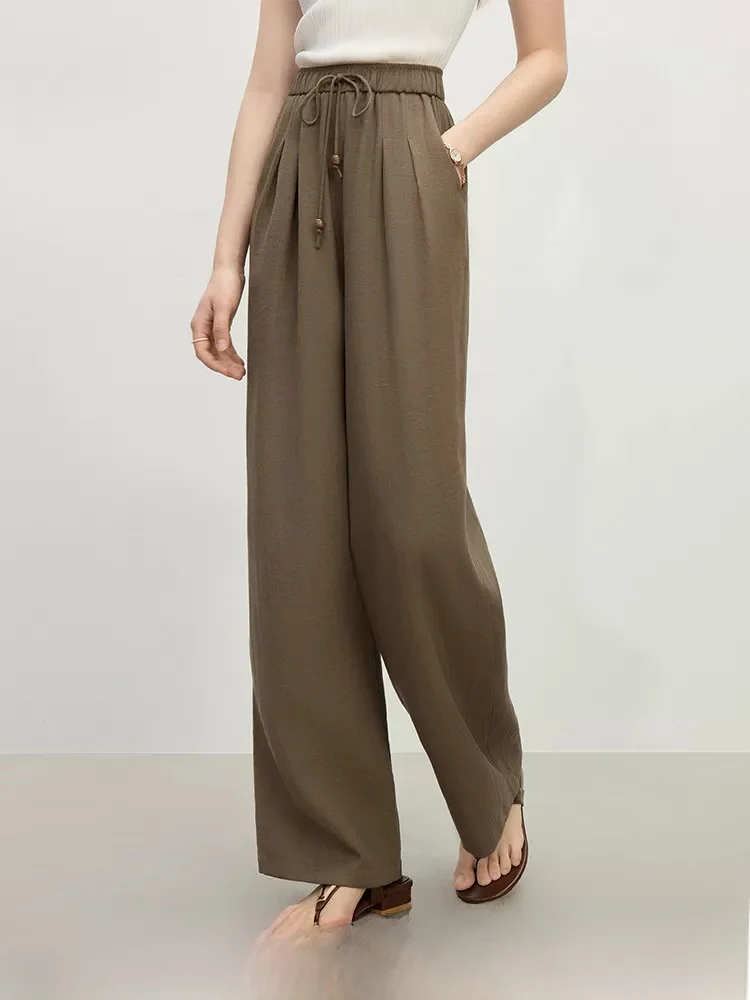 Casual Linen Straight Leg Pants Elastic Waist Women's Summer New Style Yamamoto Pants Comfortable High Waist Loose Fit
Casual Linen Straight Leg Pants Elastic Waist Women's Summer New Style Yamamoto Pants Comfortable High Waist Loose Fit