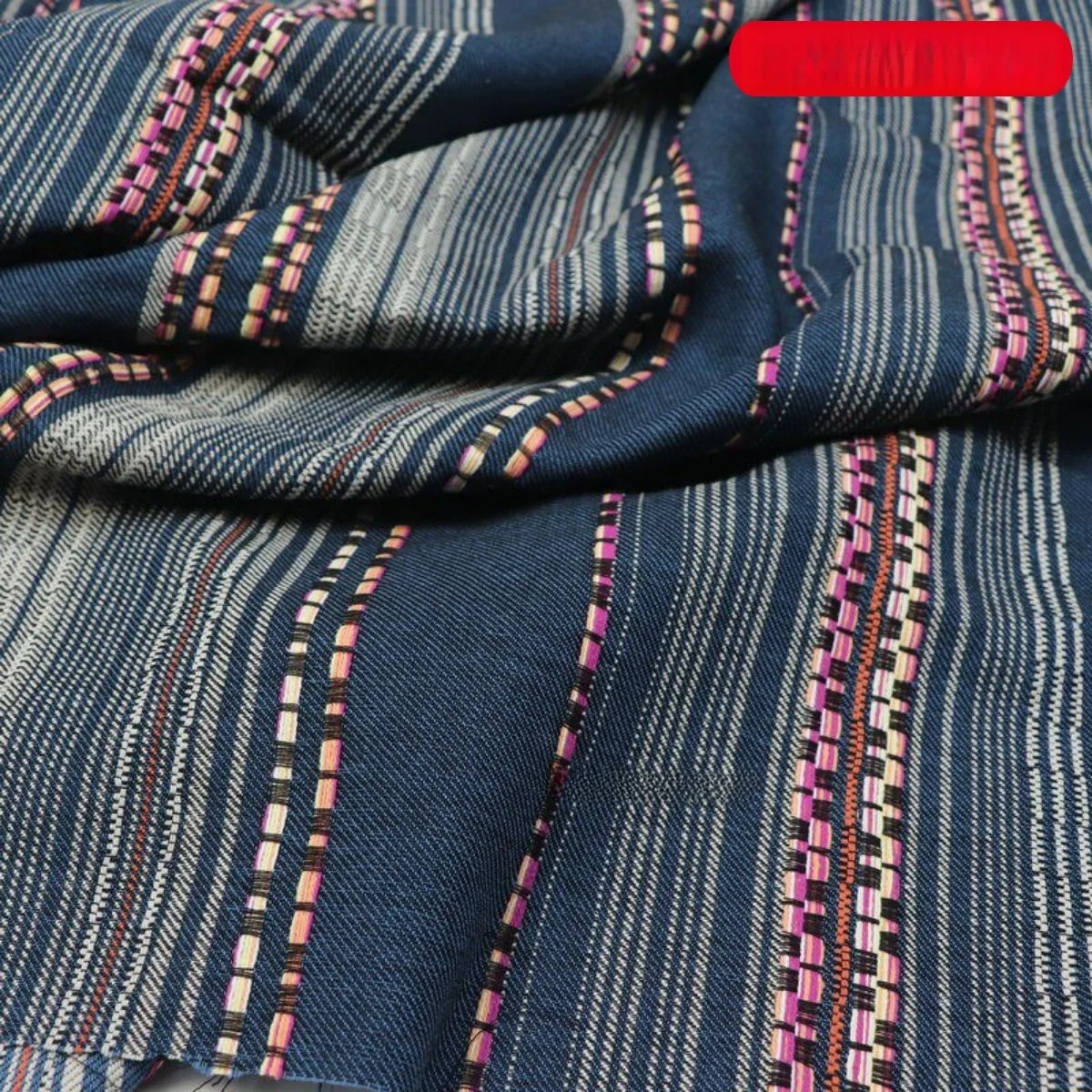 Handmade Blue Striped Cotton Fabric Ethnic Style Dress Undergarment Traditional Handwoven Polyester Cotton Linen Material
Handmade Blue Striped Cotton Fabric Ethnic Style Dress Undergarment Traditional Handwoven Polyester Cotton Linen Material